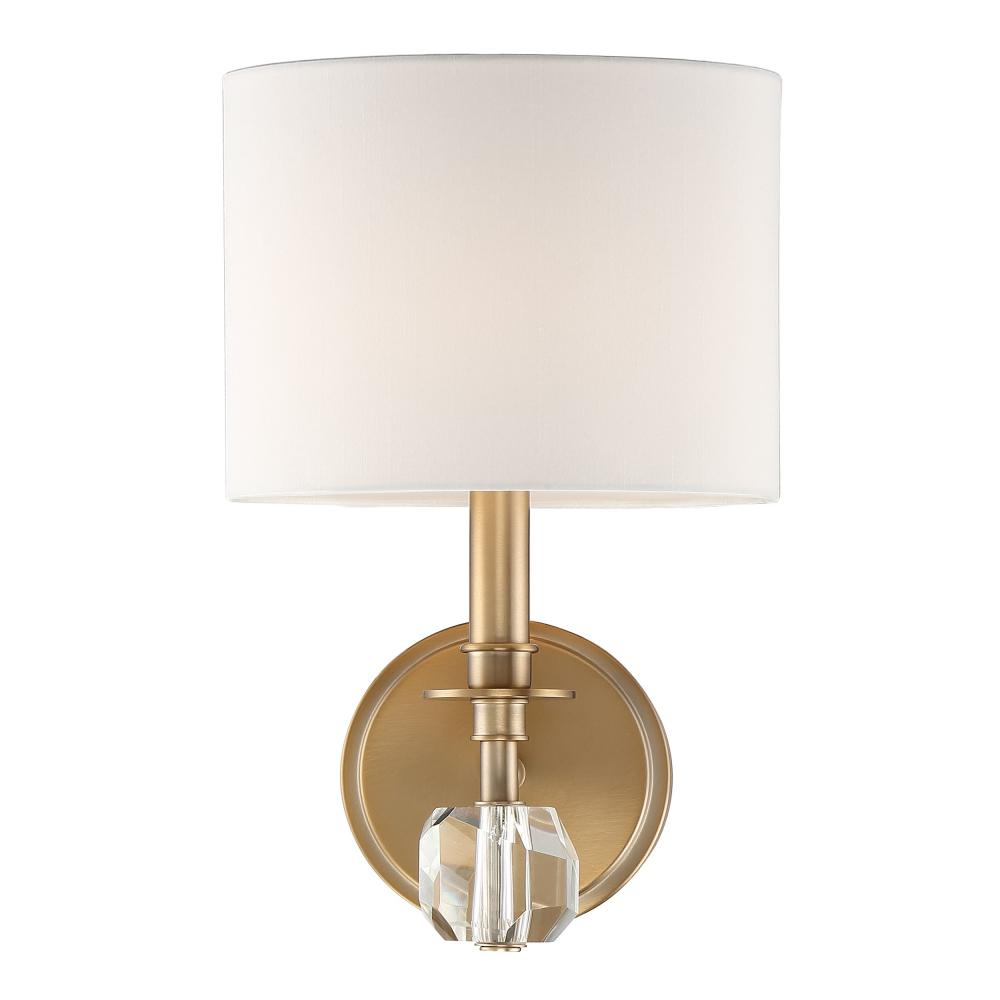 Crystorama CHIMES CHI-211-AG Sconce Modern - Aged Brass