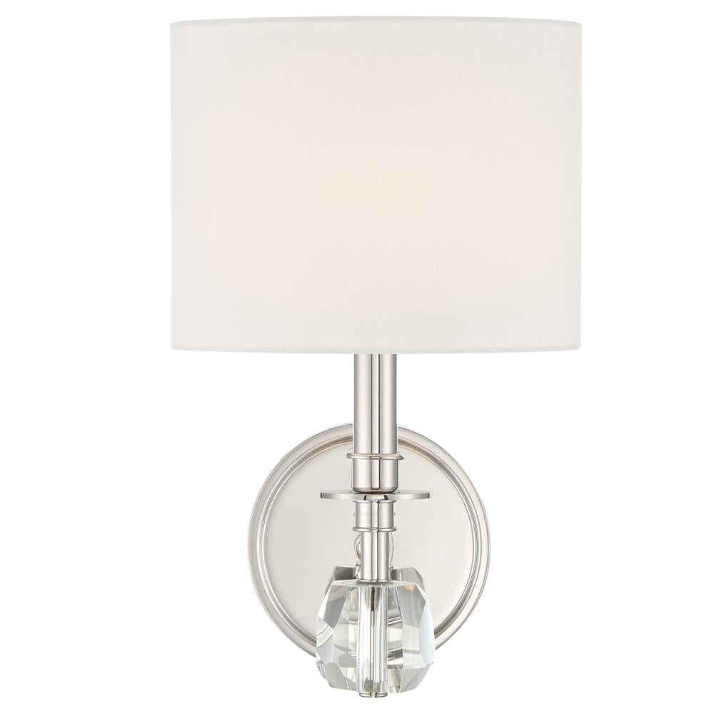 Crystorama CHIMES CHI-211-PN Sconce Modern - Polished Nickel