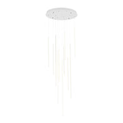 Chute 12 Head White LED Multi Pendant