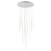 Chute 16 Head White LED Multi Pendant