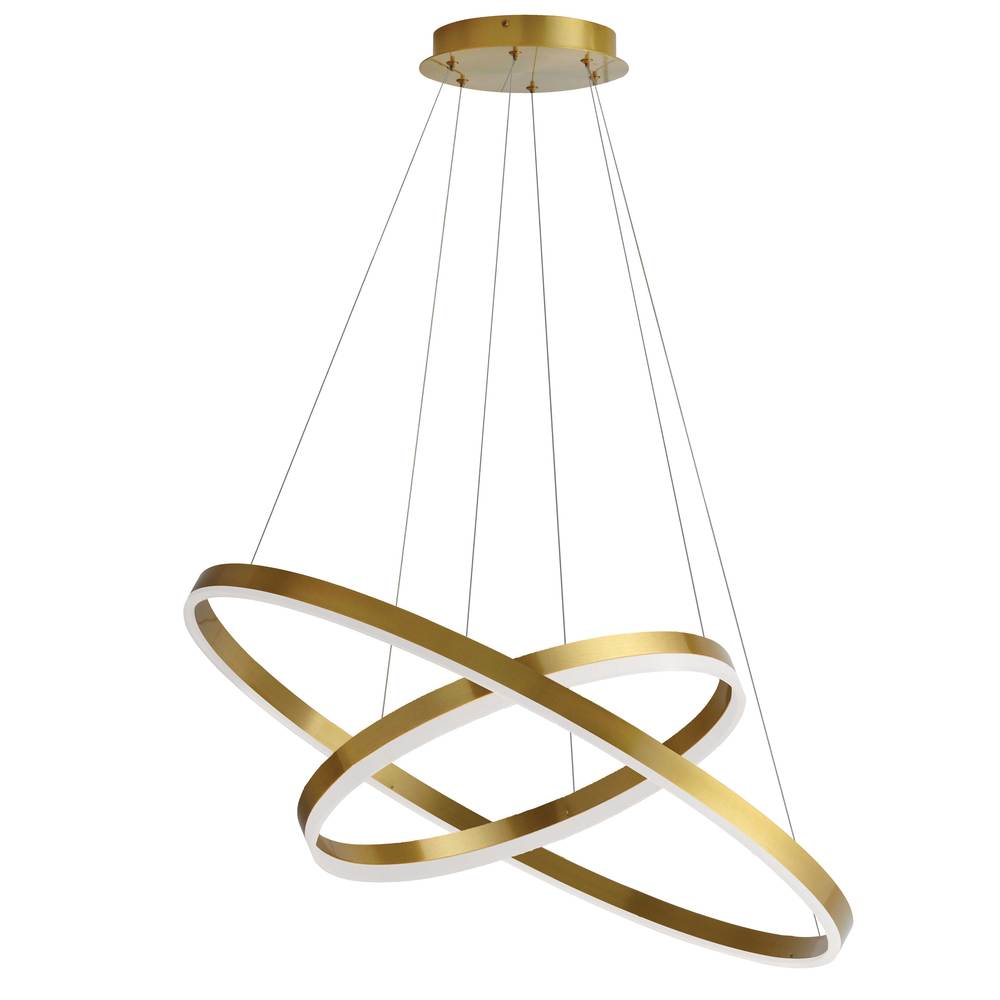 Dainolite CIR-1497C-AGB Chandelier Modern - Aged Brass