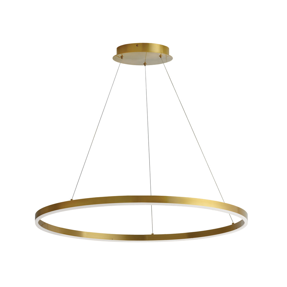 Dainolite CIRCULO CIR-3263C-AGB Pendant Modern - Aged Brass