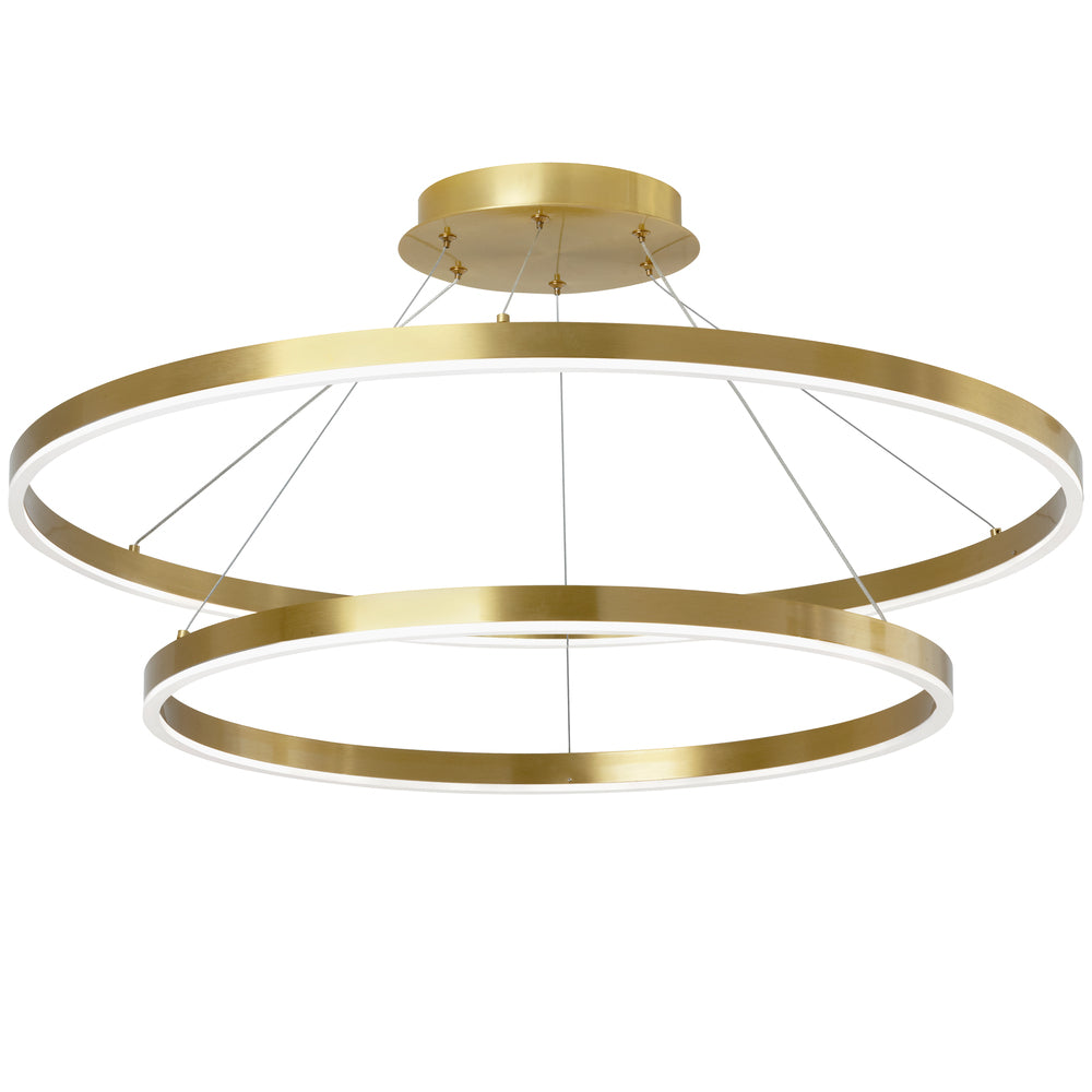 Dainolite CIRCULO CIR-3397C-AGB Pendant Modern - Aged Brass