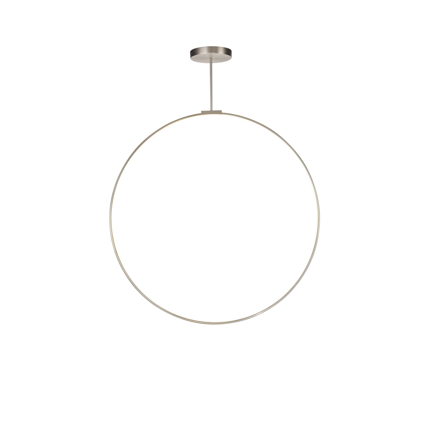 Cirque 48-in Brushed Nickel LED Pendant