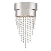 Crystorama Clarksen CLA-A3202-PN-CL-MWP – 9 Inch – 2 Light – Sconce – Polished Nickel – Dry Rated