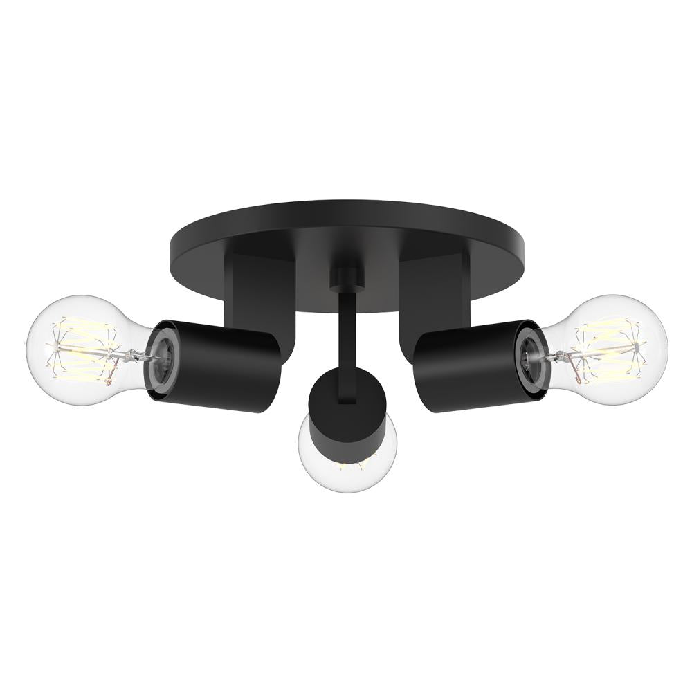 Alora Lighting CLAIRE SF607003MB Semi Flush Mt - Matte Black