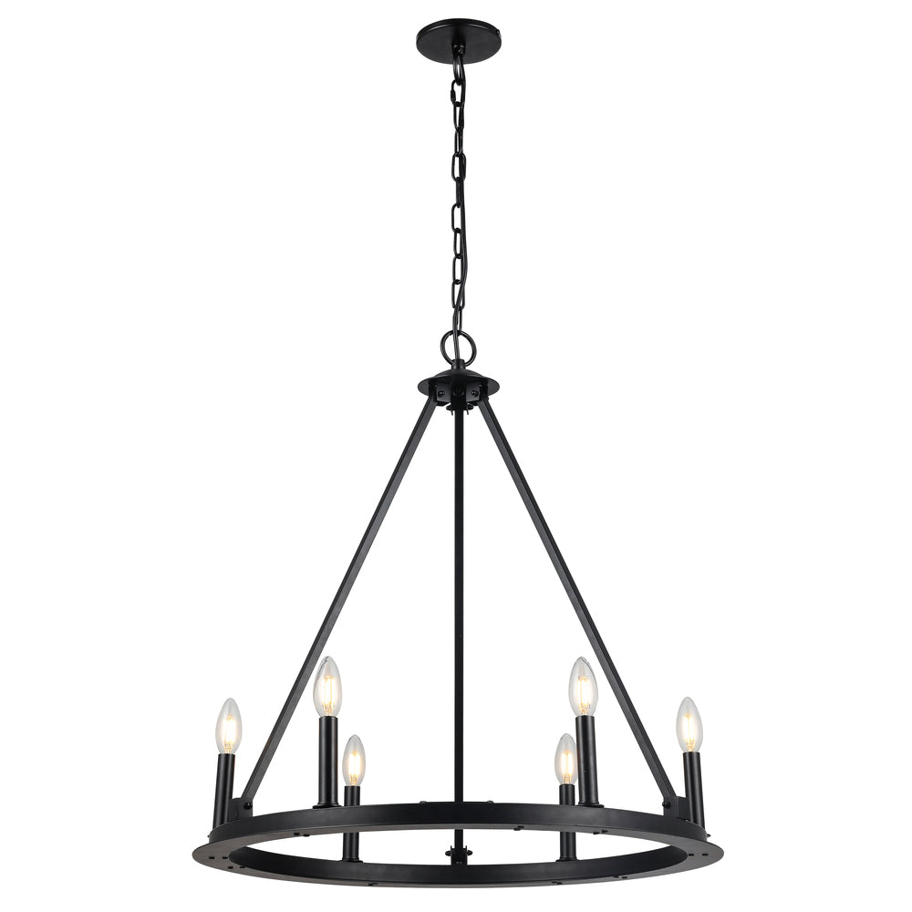 Dainolite COLBY CLB-266C-MB Chandelier Transitional - Matte Black