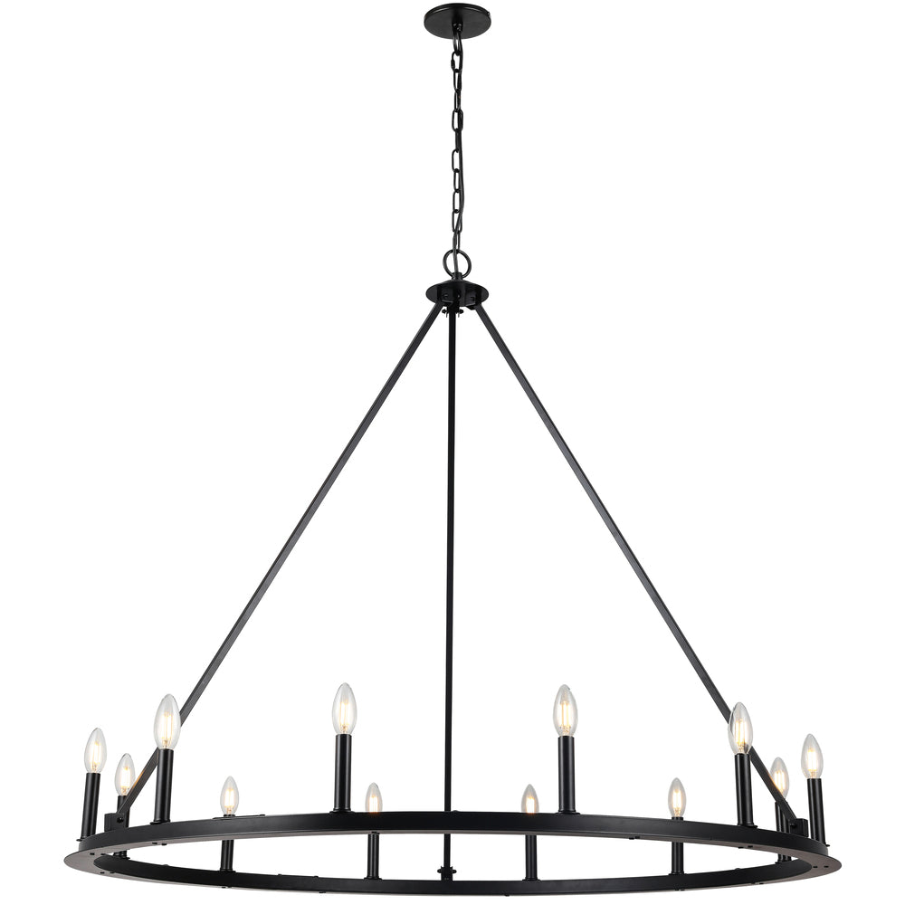 Dainolite COLBY CLB-4812C-MB Chandelier Transitional - Matte Black