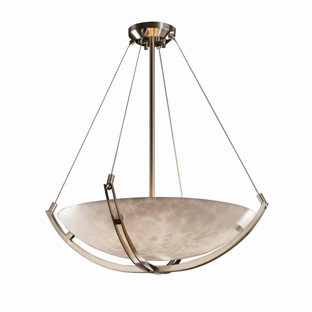 Justice Design Group CROSSBAR FAMILY CLD-9722-35-NCKL Pendant Traditional - Nickel