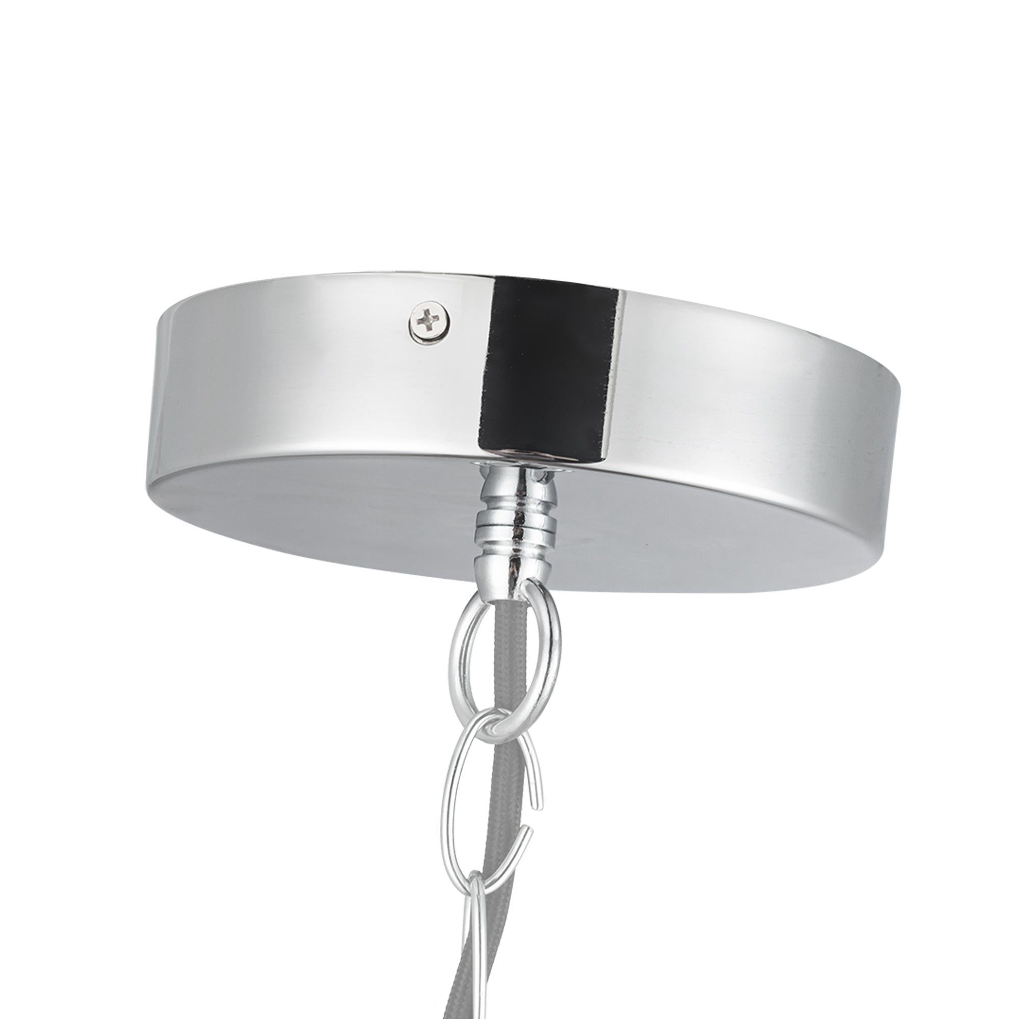 Cleo 16-in Chrome/Opal Glass LED Chandelier