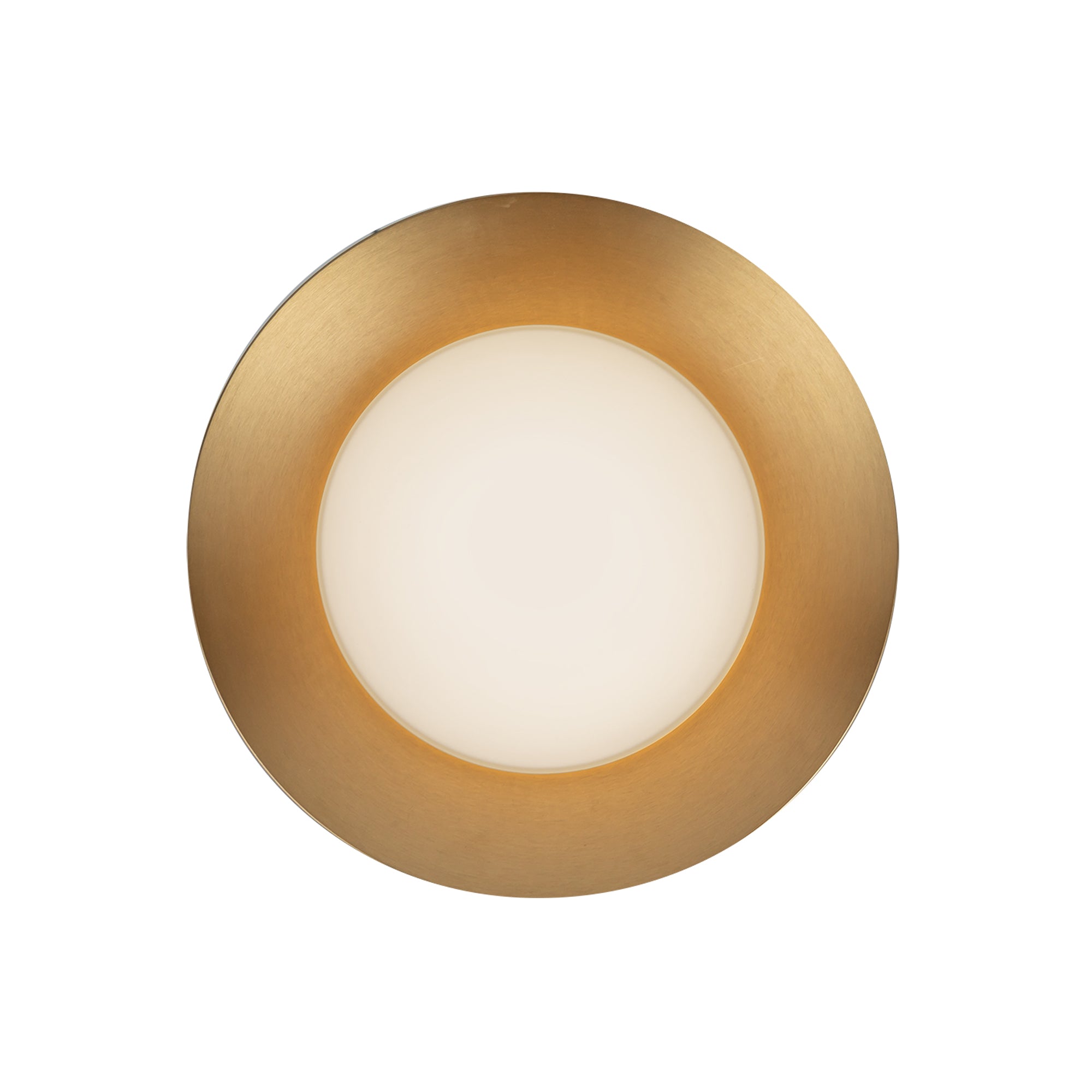 Cleo 9-in Brushed Gold/Opal Glass LED Wall Sconce