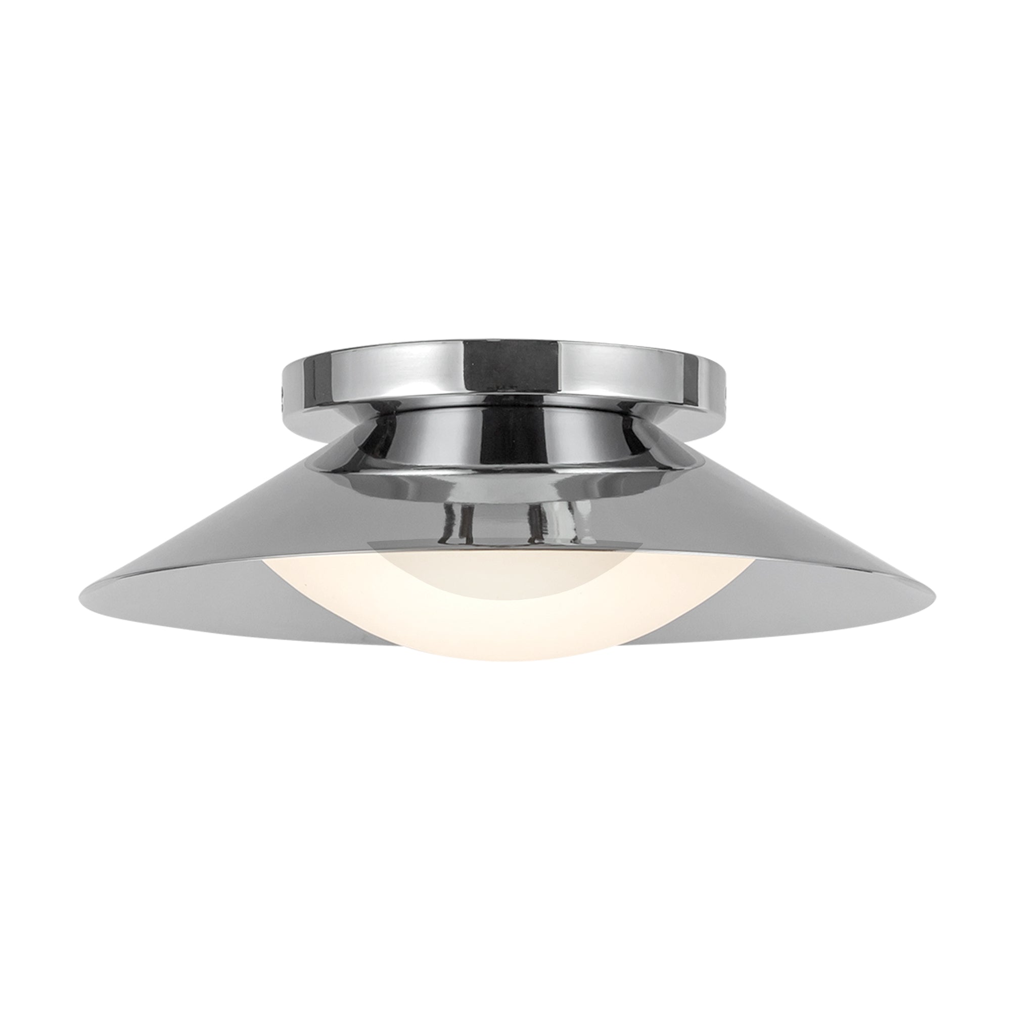 Cleo 9-in Chrome/Opal Glass LED Wall Sconce