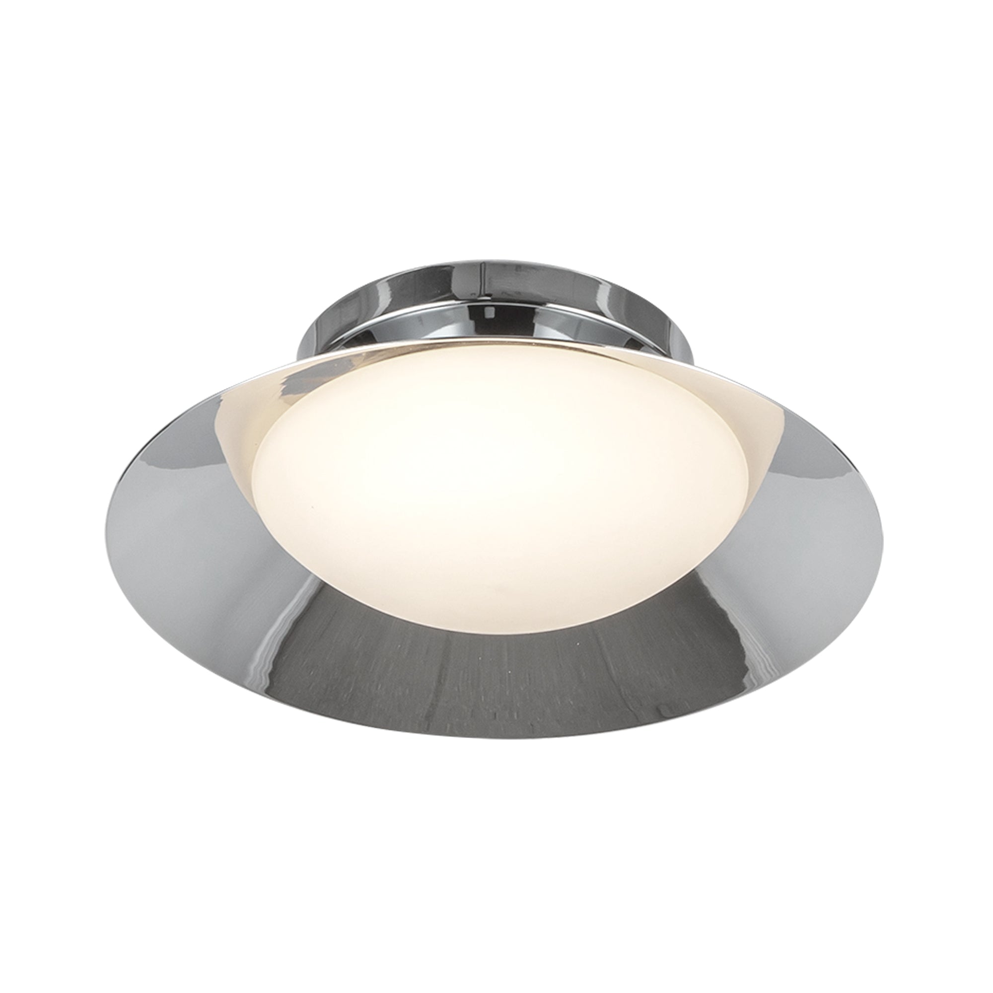Cleo 9-in Chrome/Opal Glass LED Wall Sconce