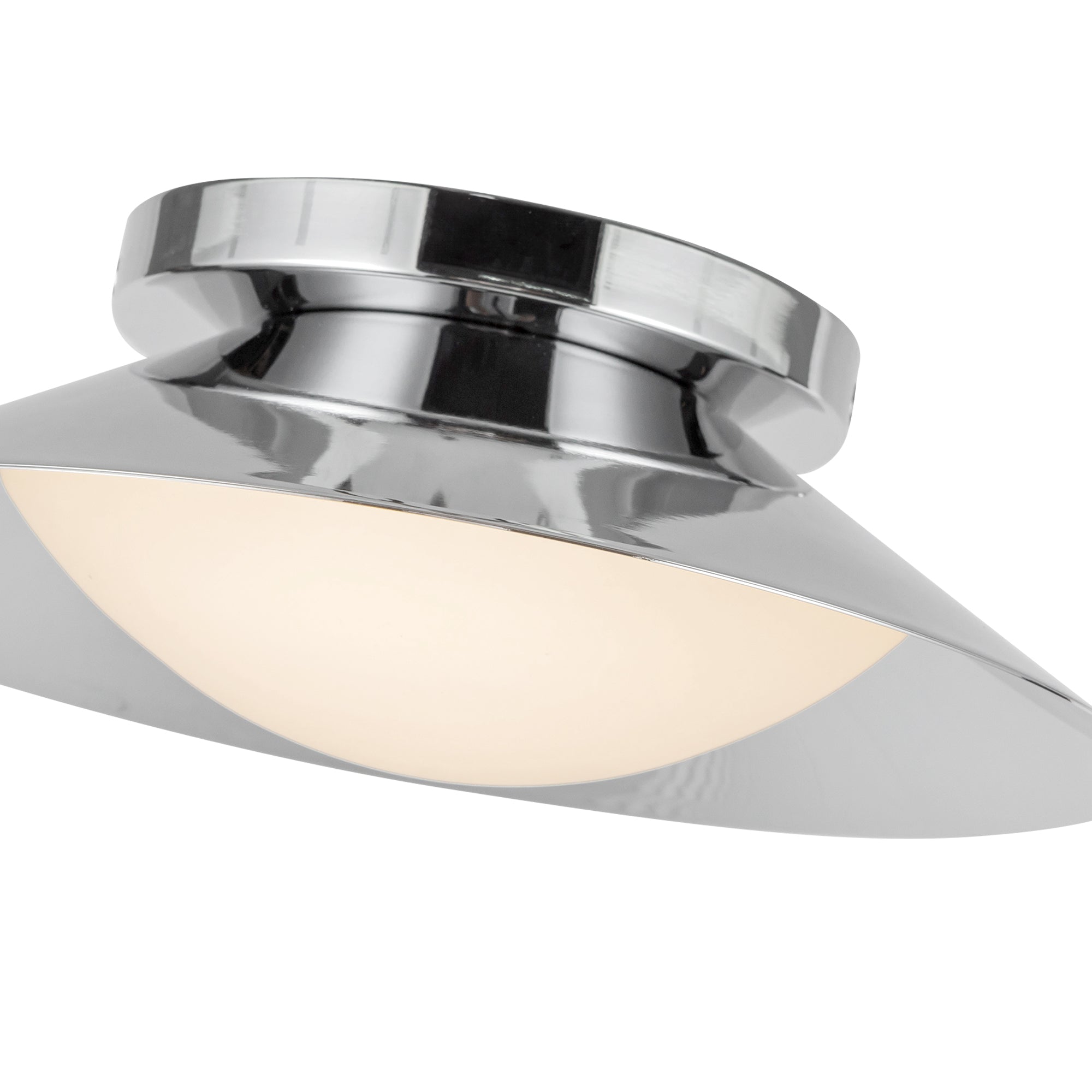 Cleo 9-in Chrome/Opal Glass LED Wall Sconce