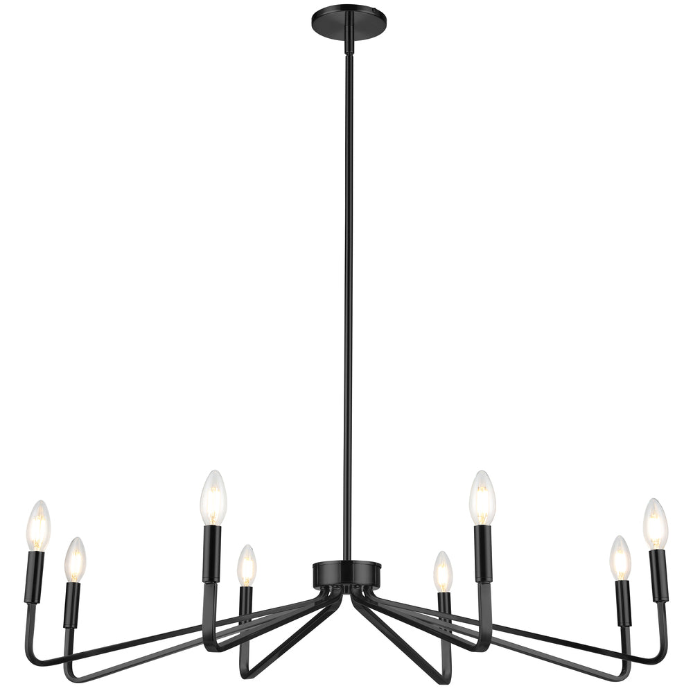 Dainolite CLAYTON CLN-388C-MB Chandelier Contemporary - Matte Black