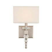 Crystorama CLO-8892-BN Sconce, 1 Light, Brushed Nickel