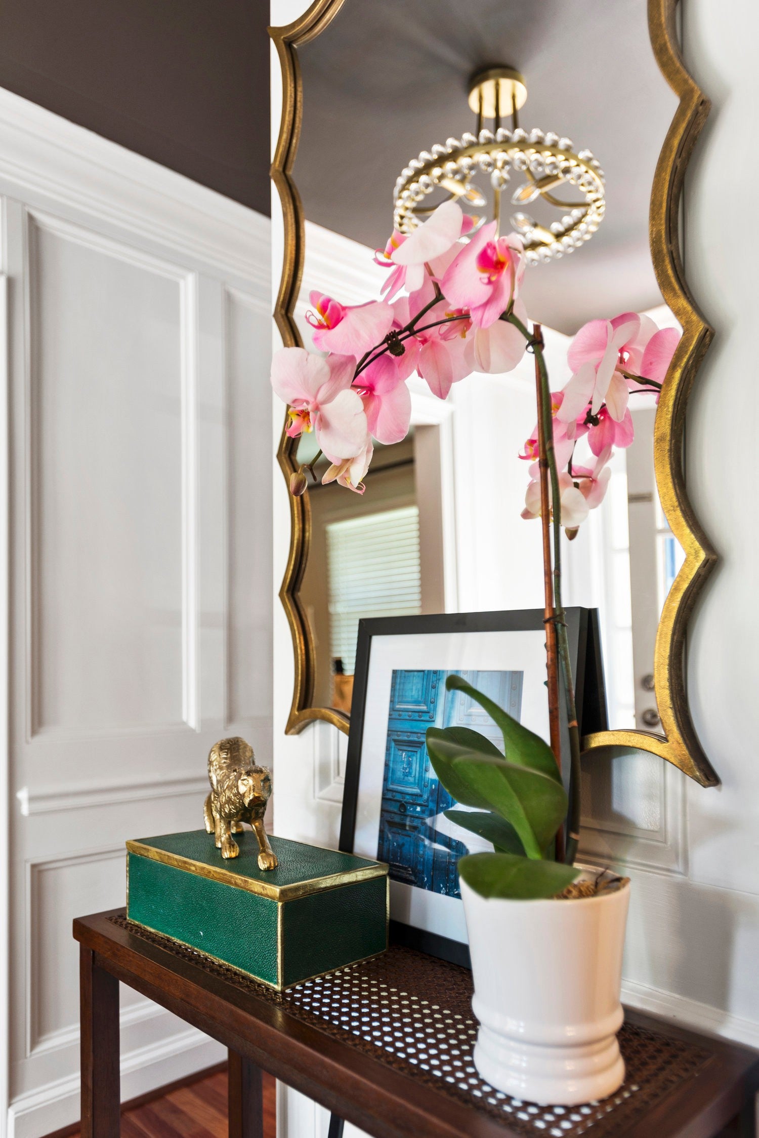 Crystorama Clover CLO-8894-AG – 18.25 Inch – 4 Light – Semi Flush Mount Light – Aged Brass – Dry Rated