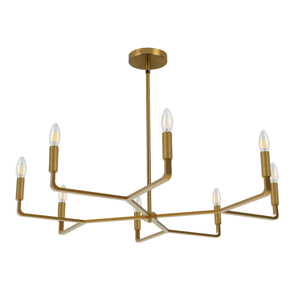 Dainolite CLT-328-AGB Chandelier Contemporary - Aged Brass