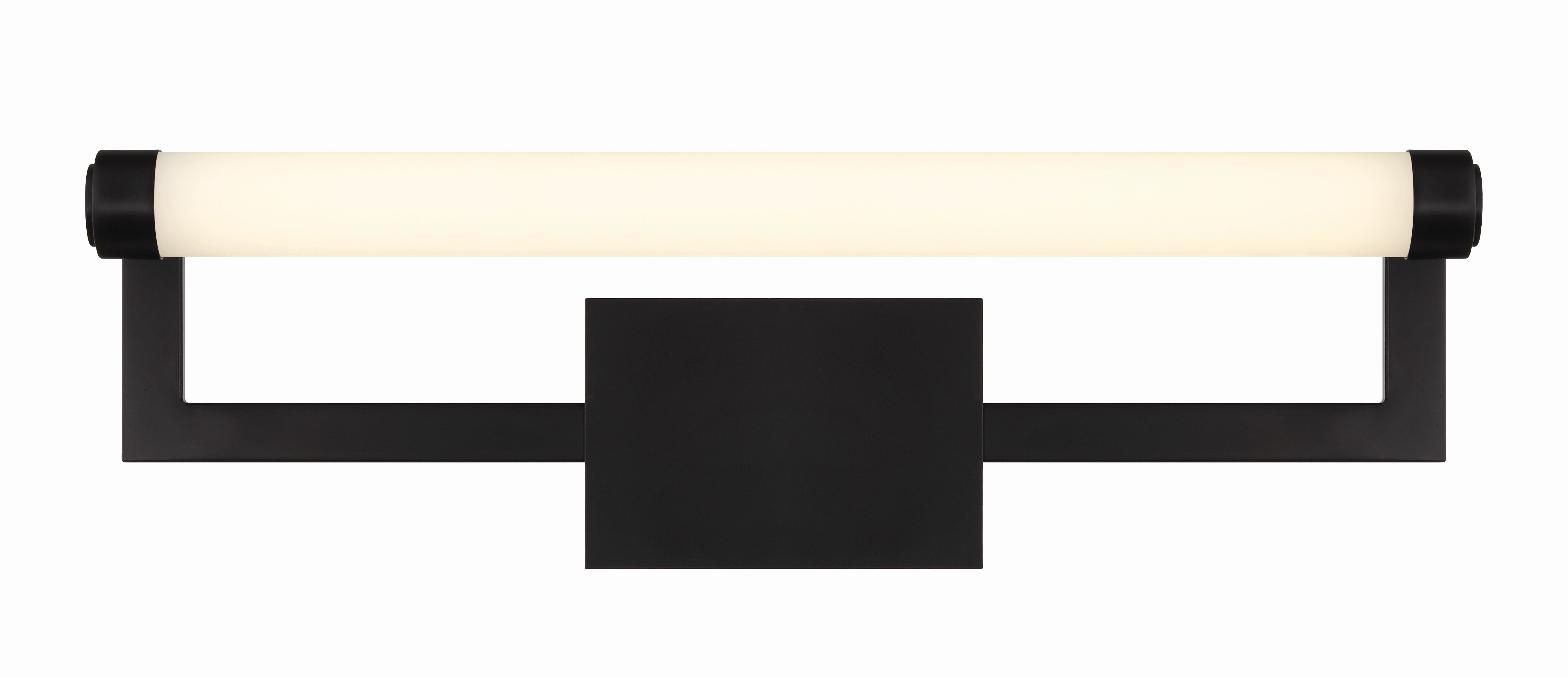 Crystorama Clinton CLT-7201-MK – 26.25 Inch – Picture Light – Matte Black – Damp Rated