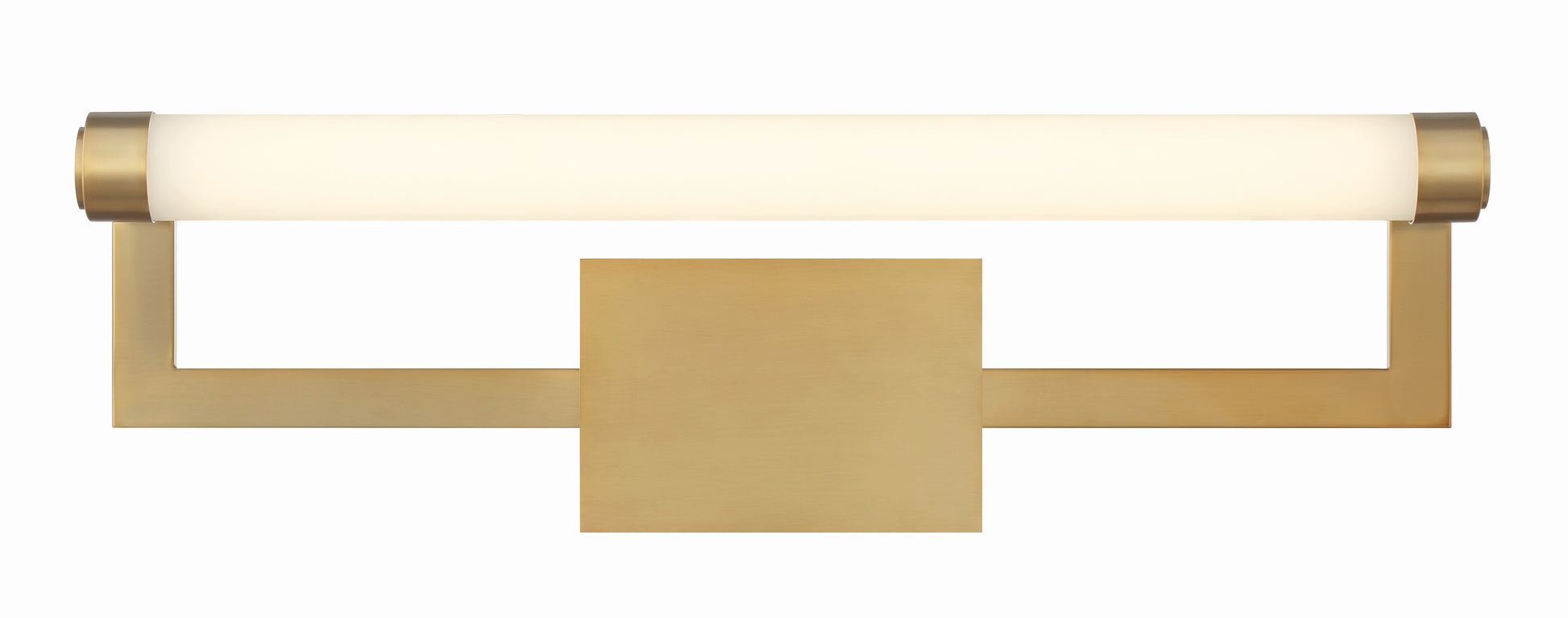 Crystorama Clinton CLT-7201-VG – 26.25 Inch – Picture Light – Vibrant Gold – Damp Rated