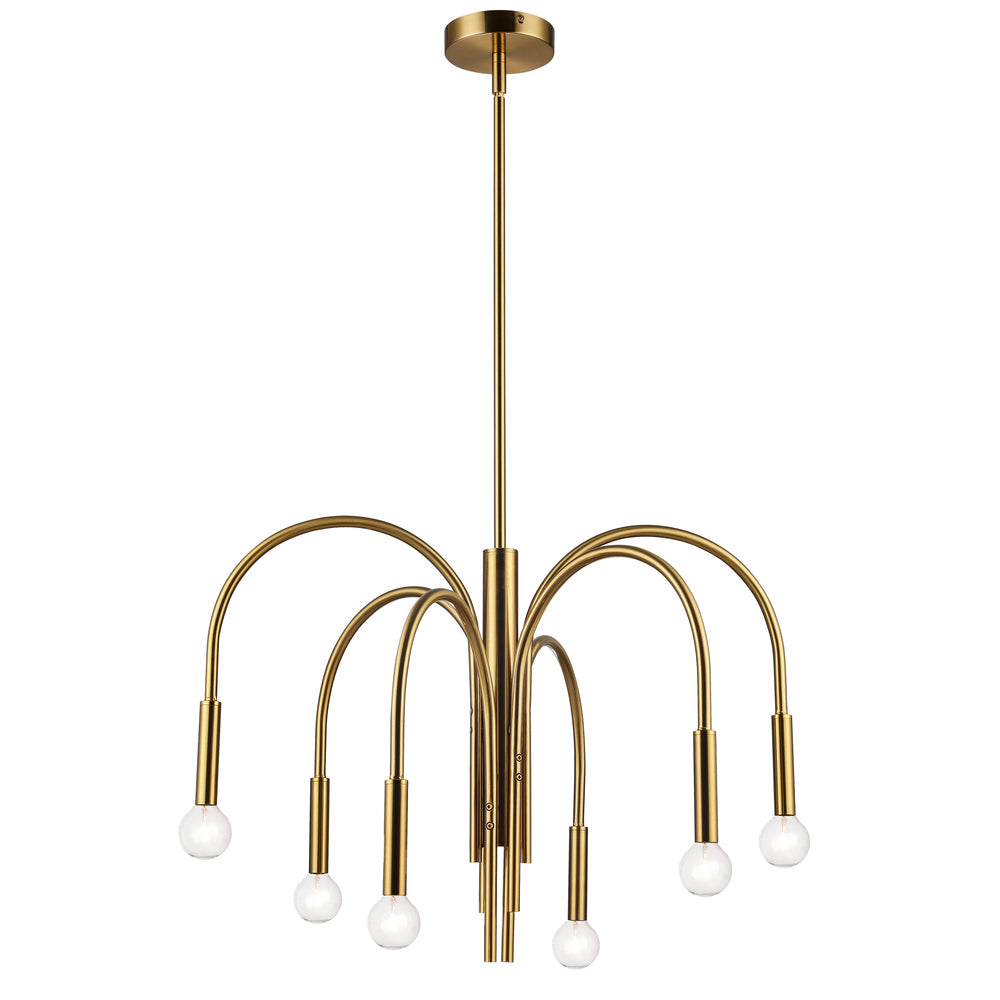 Dainolite CLY-246C-AGB Chandelier Contemporary - Aged Brass