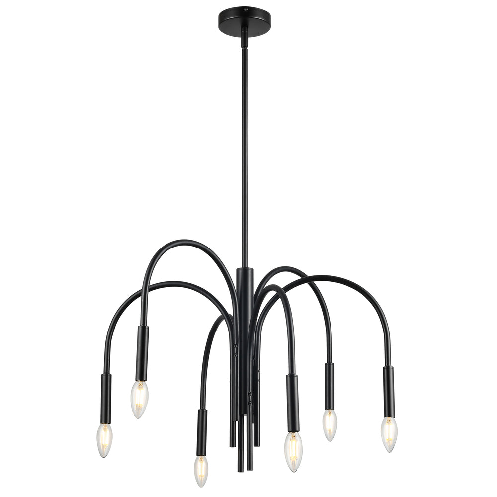 Dainolite CLY-246C-MB Chandelier Contemporary - Matte Black