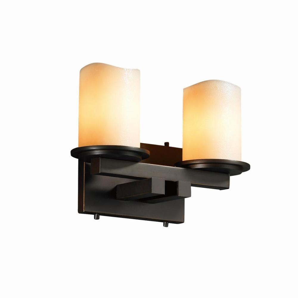 Justice Design Group DAKOTA FAMILY CNDL-8772-10-CREM-MBLK Bathroom Fixture Traditional - Black