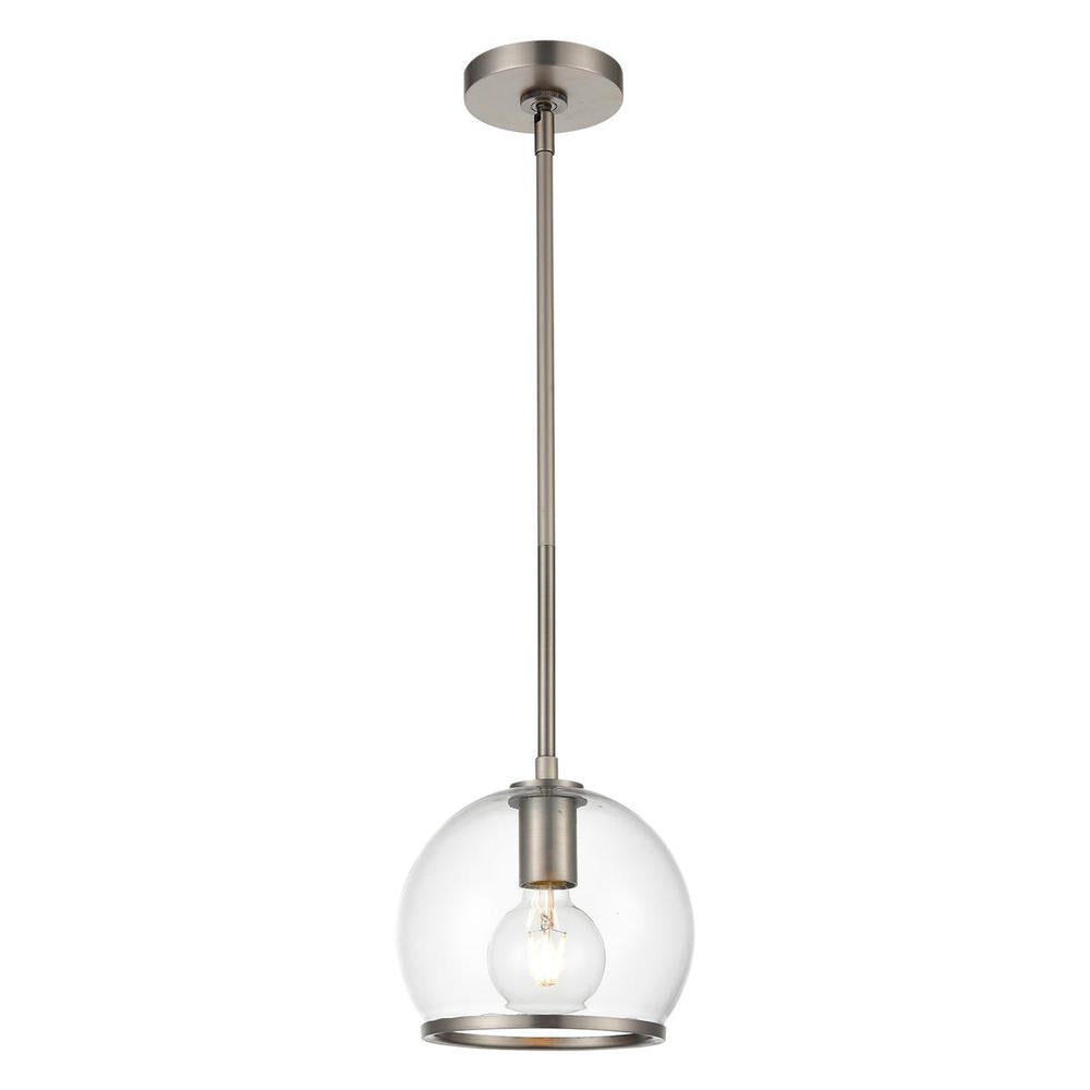 Alora Lighting COAST PD304008ANCG Pendant Transitional - Aged Nickel Clear Glass