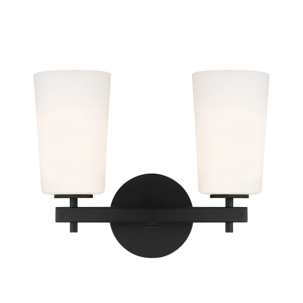 Colton 2 Light Black Sconce