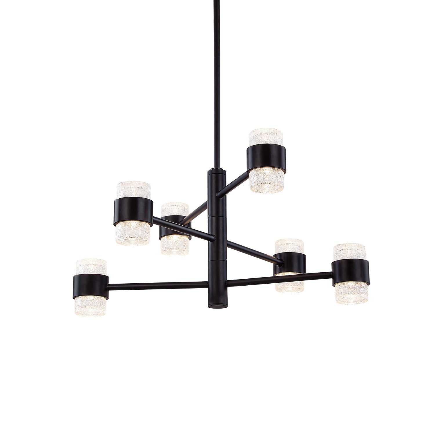 Copenhagen 24-in (3 Tier) Black LED Exterior Pendant