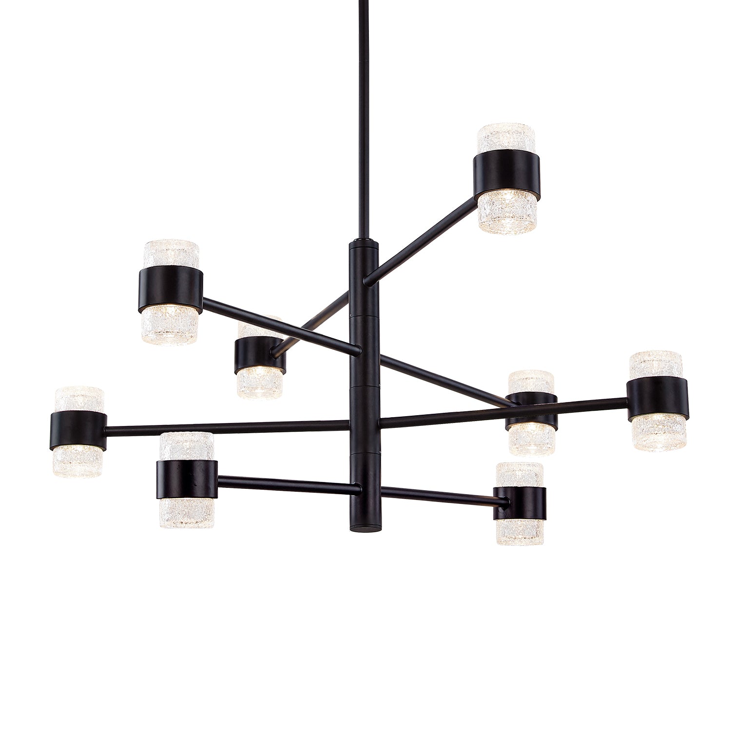 Copenhagen 24-in (4 Tier) Black LED Exterior Pendant