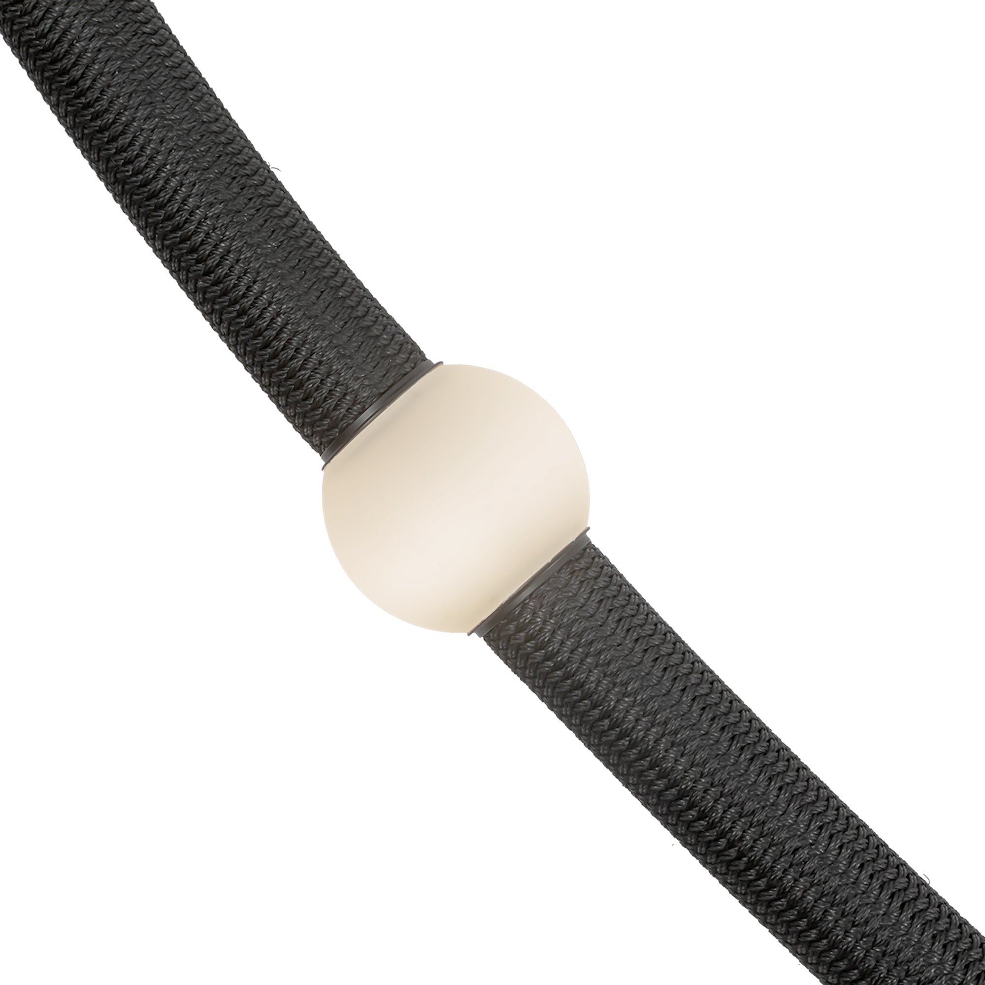 Corda 17-ft Black/Opal Glass LED Pendant