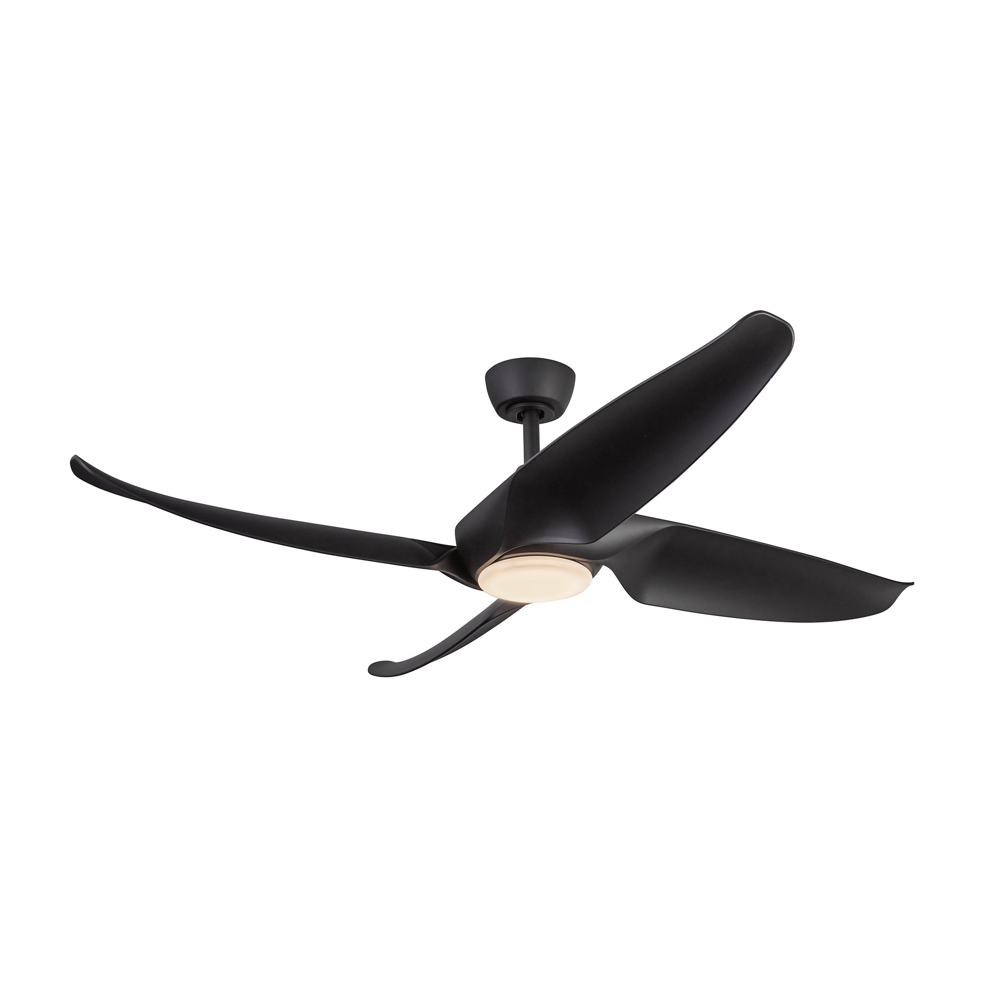 Coronado 56-in Matte Black LED Ceiling Fan