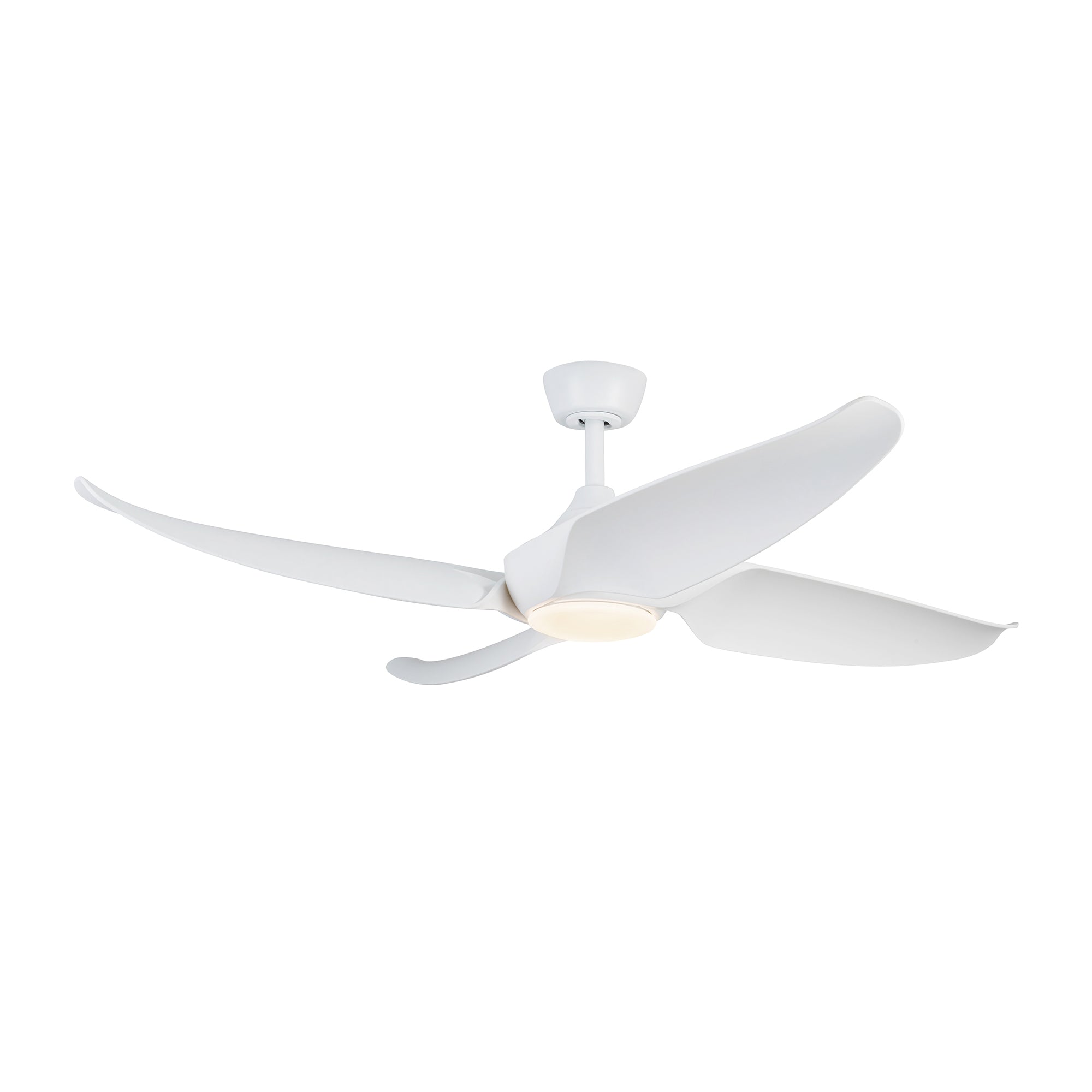 Coronado 56-in Matte White LED Ceiling Fan