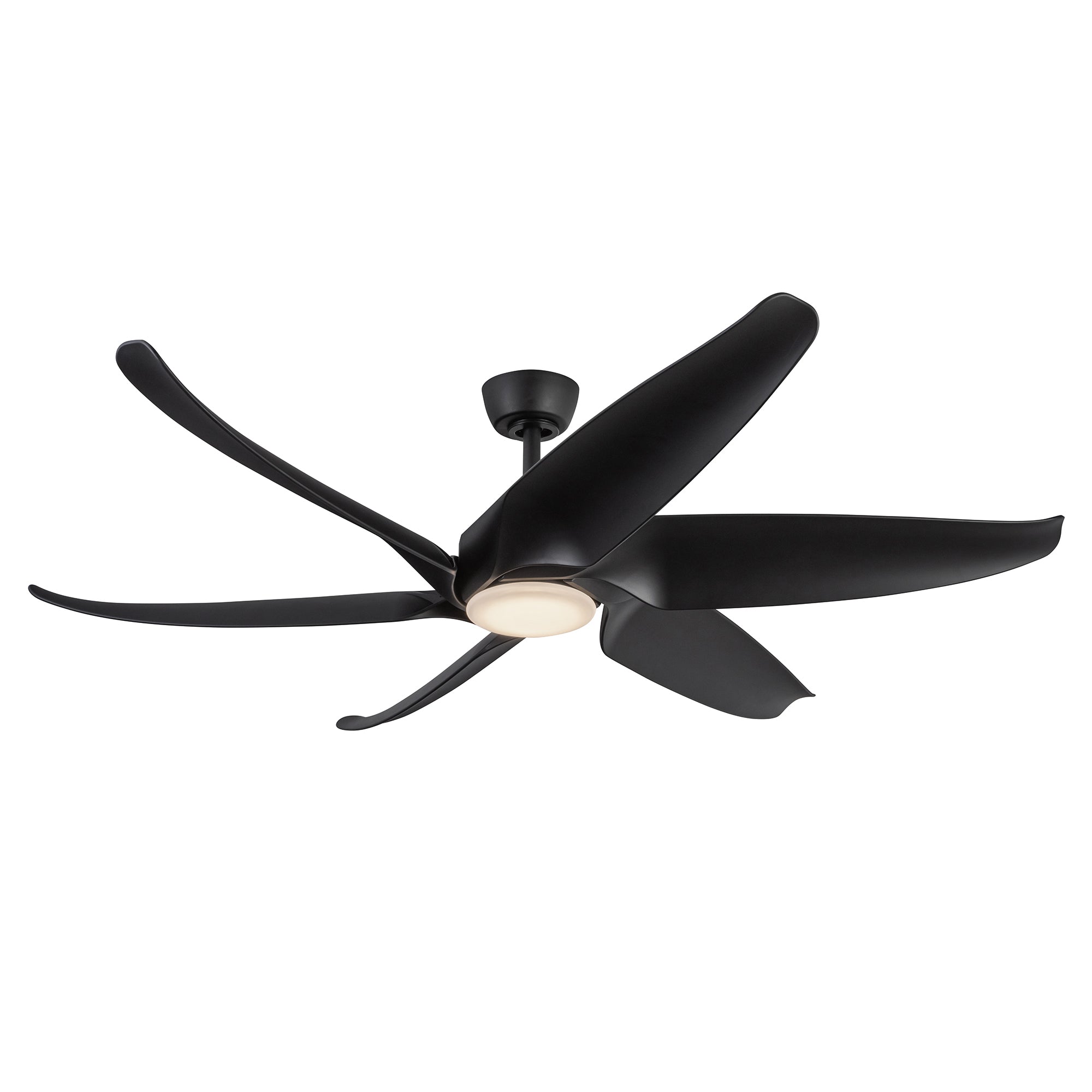 Coronado 60-in Matte Black LED Ceiling Fan