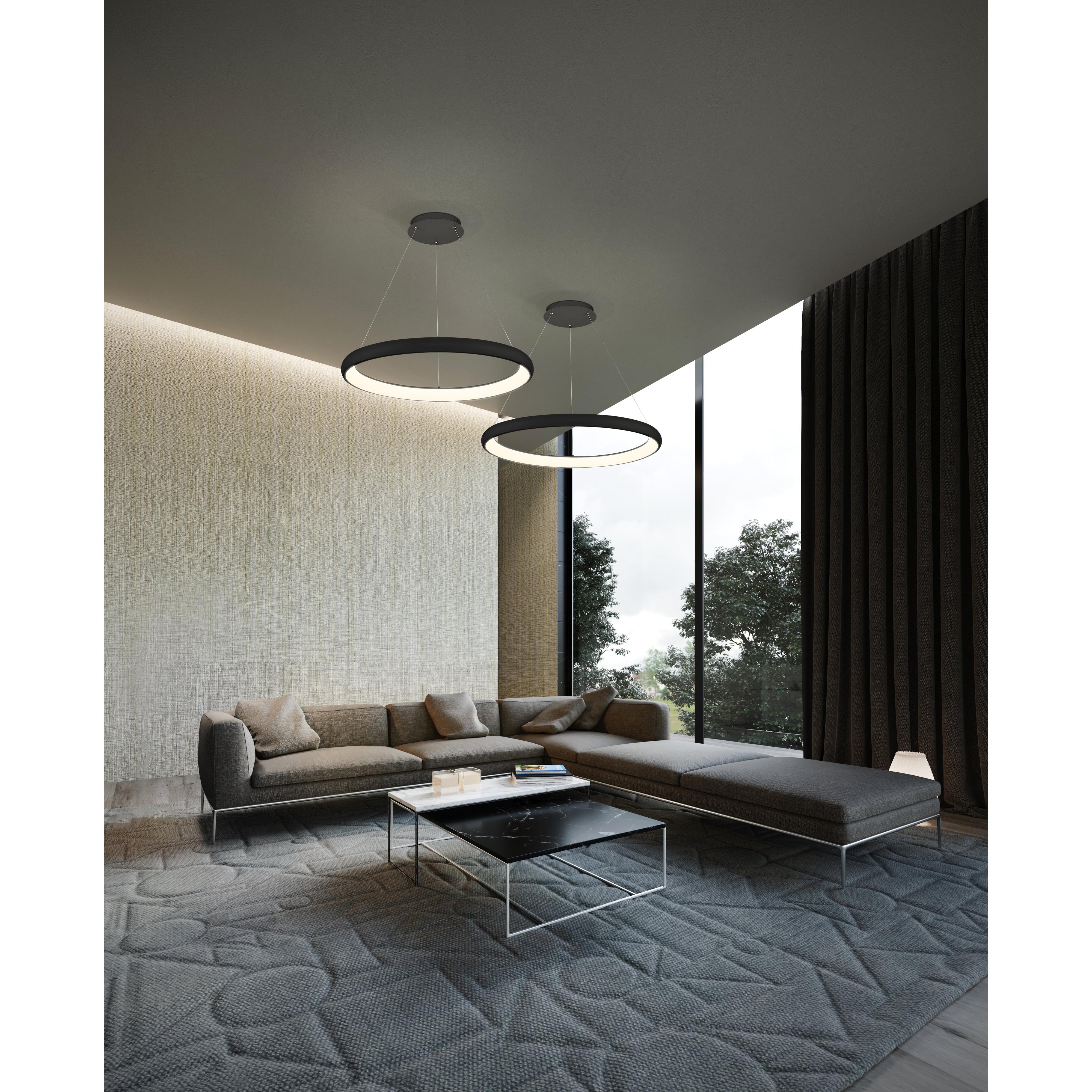 Cortana 32-in Black LED Pendant