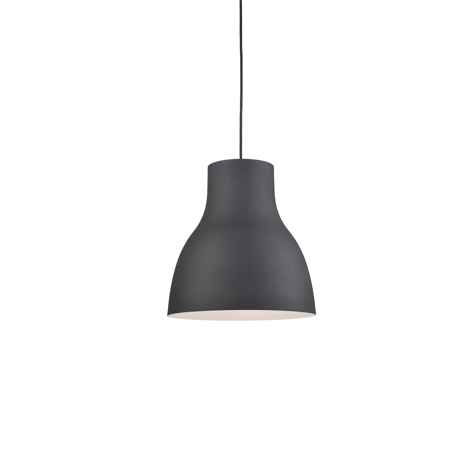 Cradle 16-in Black 1 Light Pendant