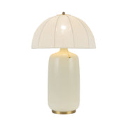 Crosby 18-in Brushed Gold Socket Table Lamp