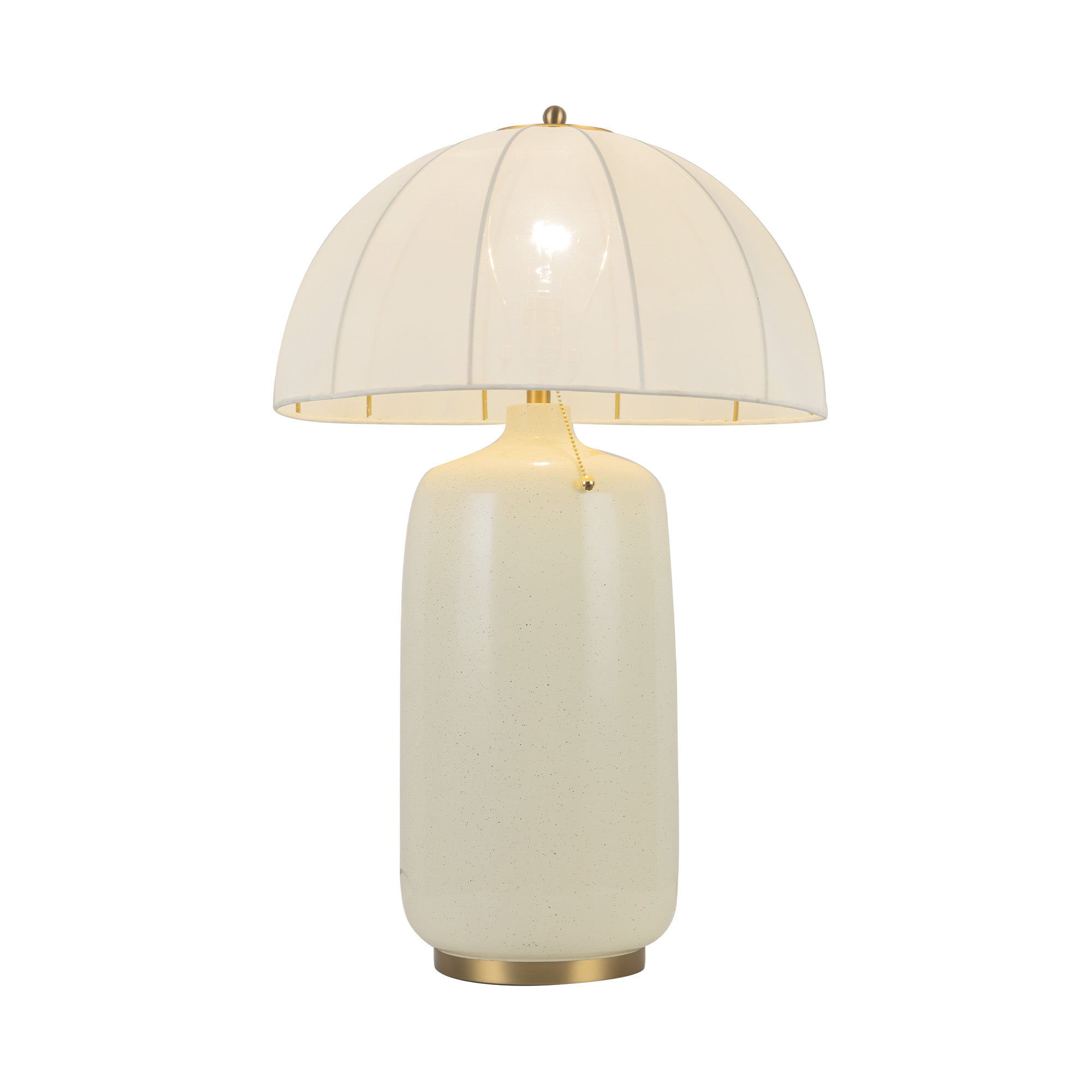 Crosby 18-in Brushed Gold Socket Table Lamp