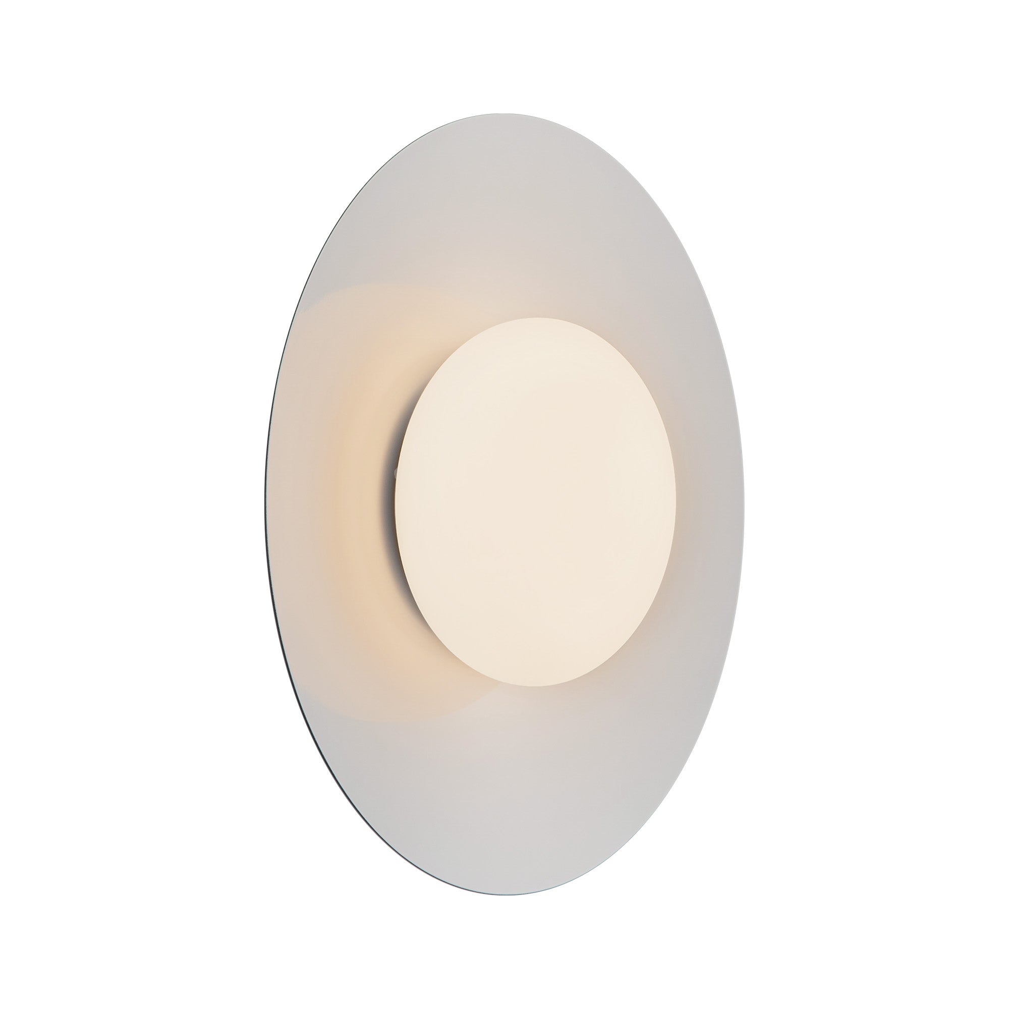Cruz 15-in Metal - Black/White LED Flush Mount