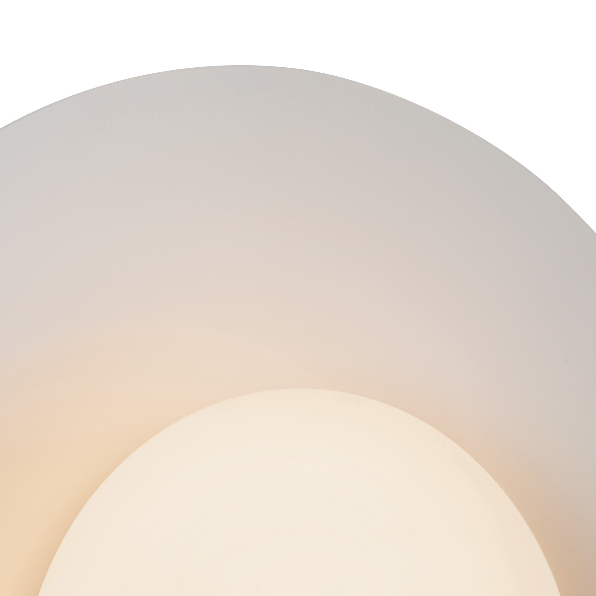 Cruz 15-in Metal - Black/White LED Flush Mount