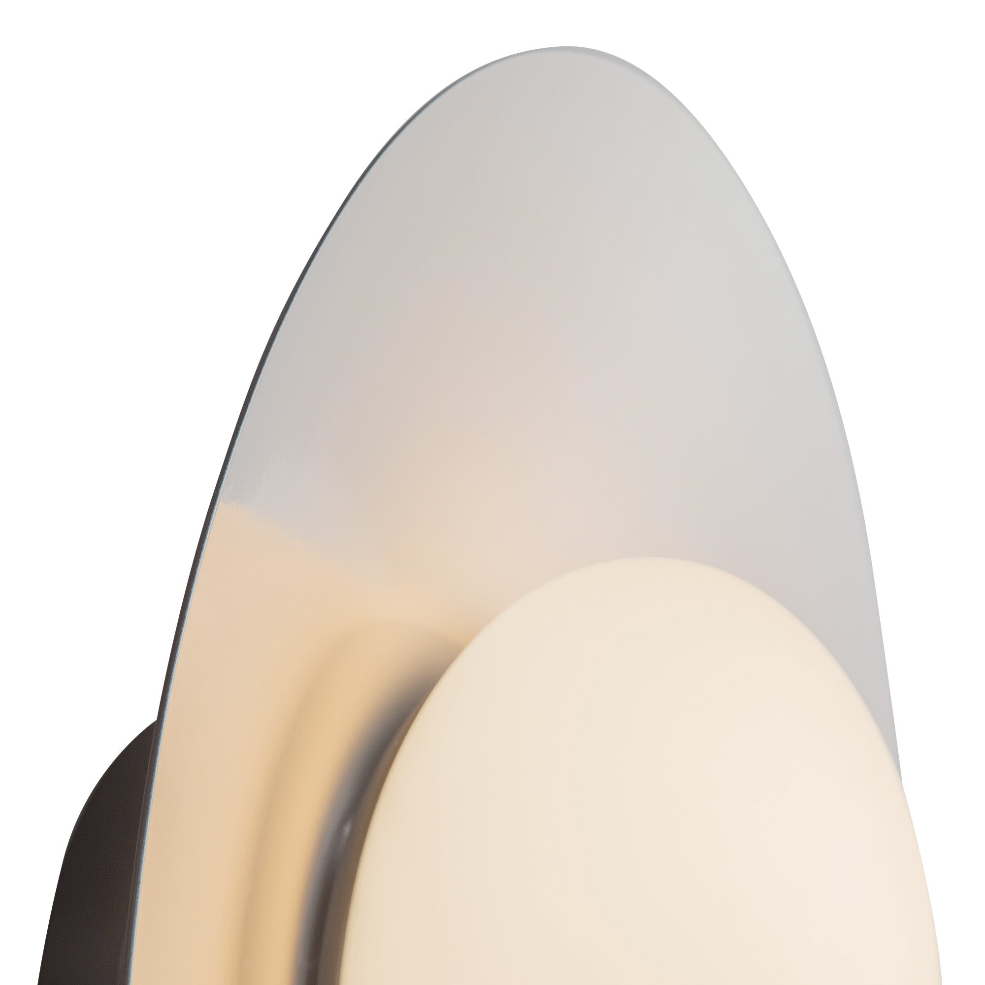 Cruz 15-in Metal - Black/White LED Flush Mount