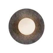 Cruz 15-in Felt - Gray LED Flush Mount