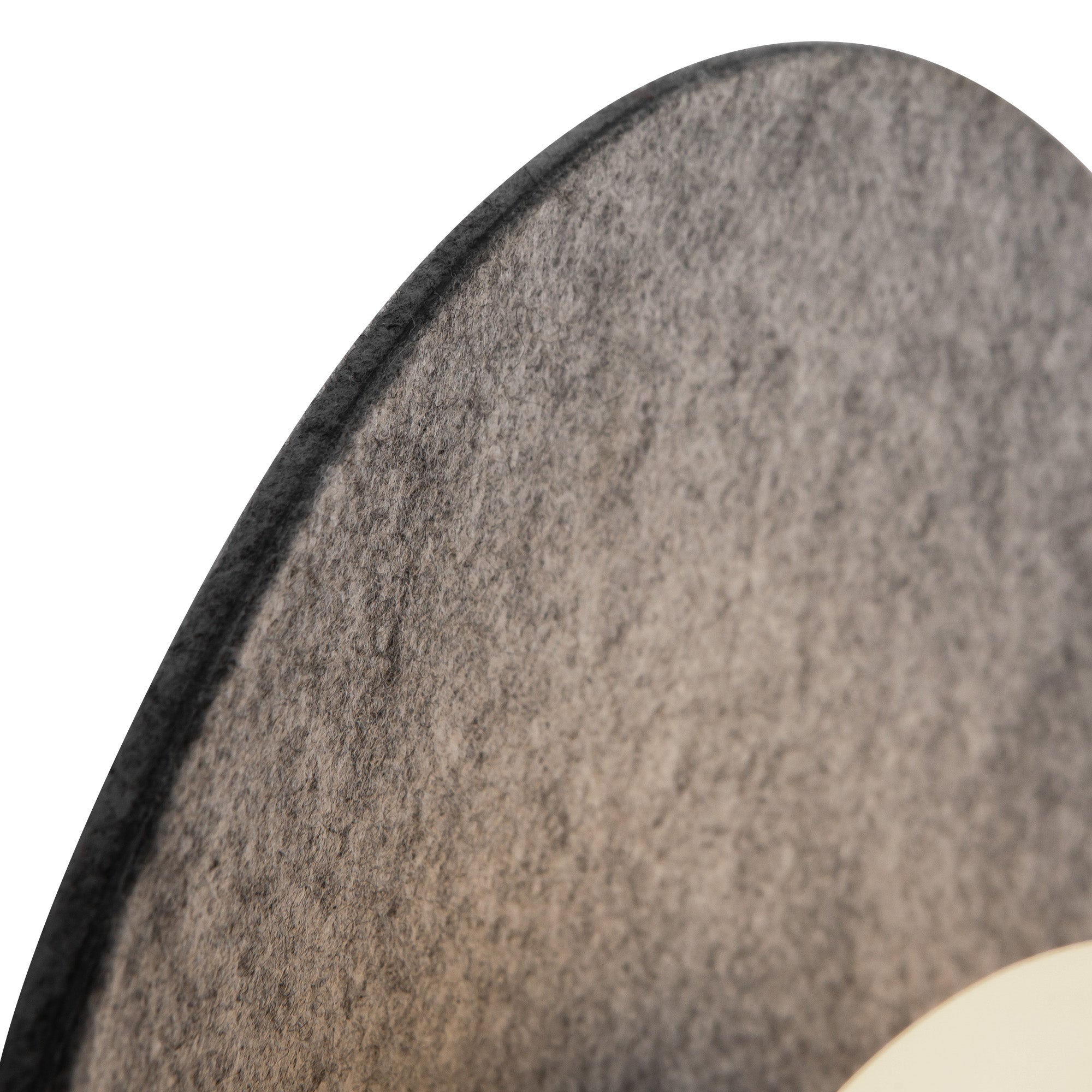 Cruz 15-in Felt - Gray LED Flush Mount