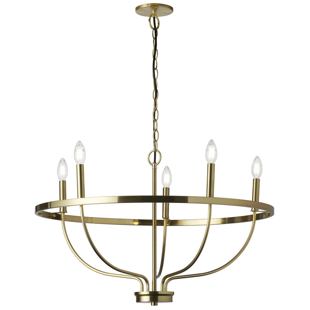 Dainolite CESAR CSR-295C-AGB Chandelier Transitional - Aged Brass