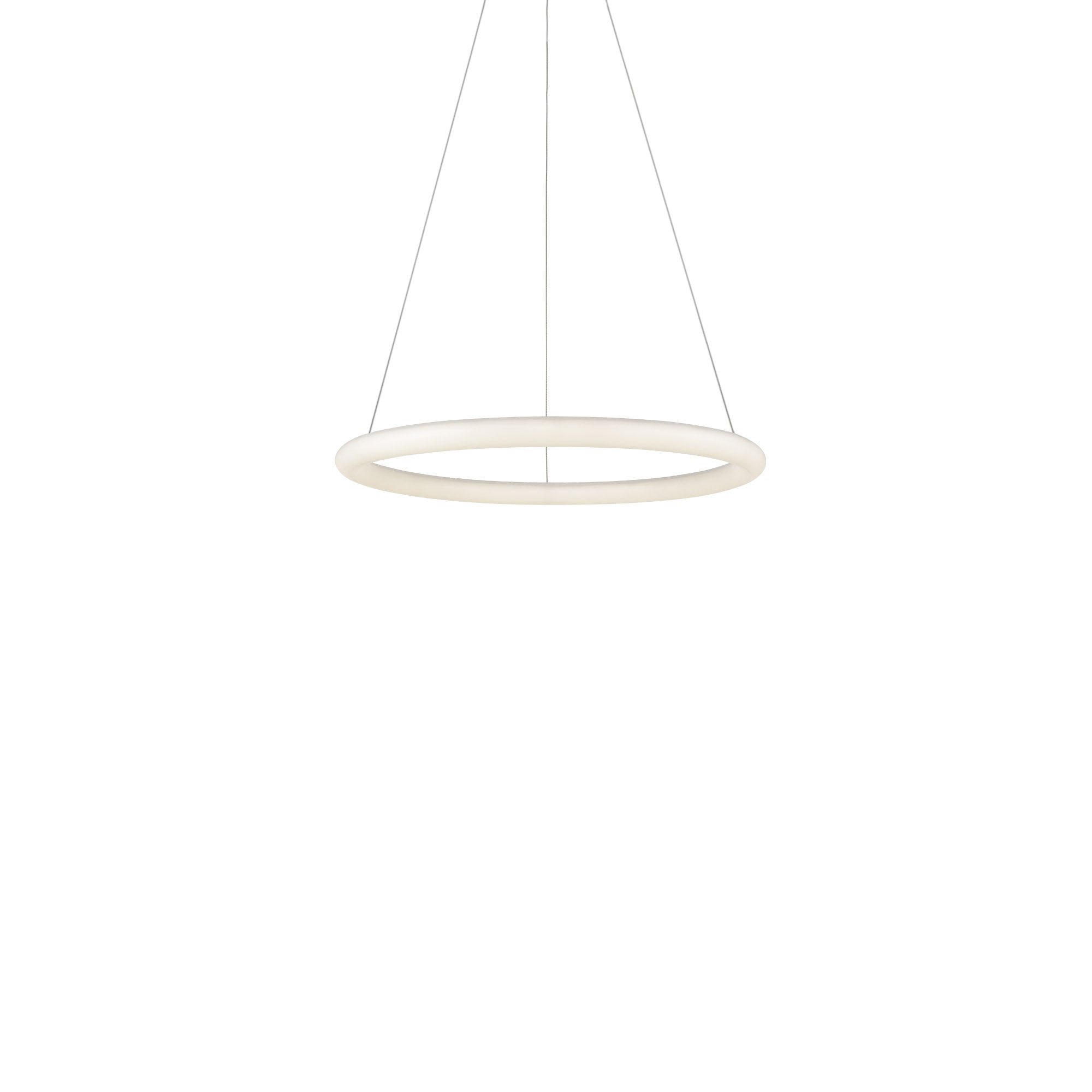 Cumulus Minor 24-in White LED Pendant