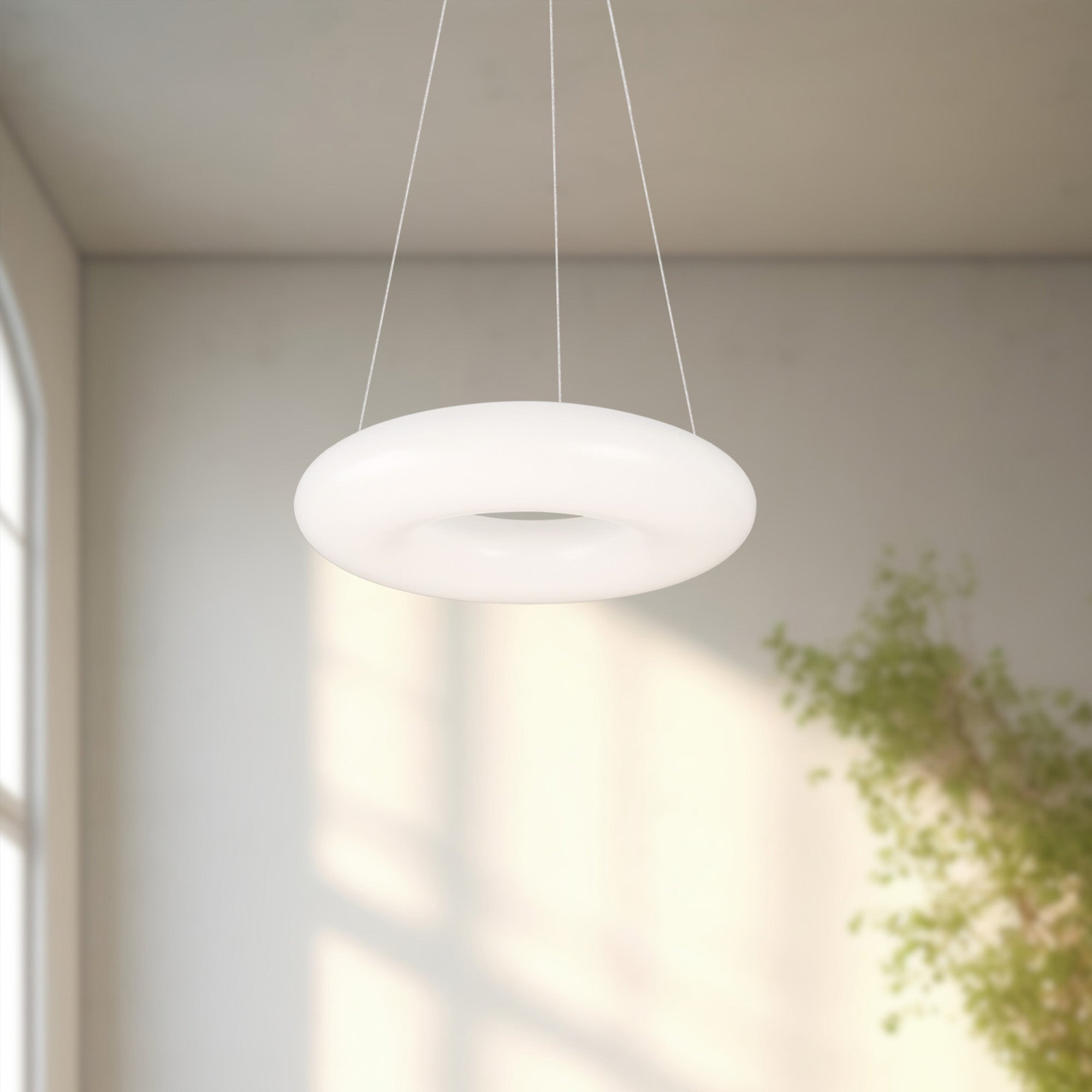 Cumulus 12-in White LED Pendant