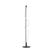 Cursive 12-in Black LED Floor Lamp