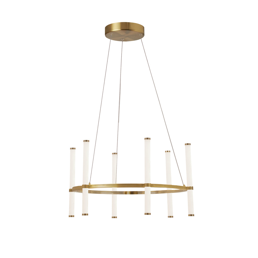 Dainolite CVT-2436C-AGB Chandelier Modern - Aged Brass