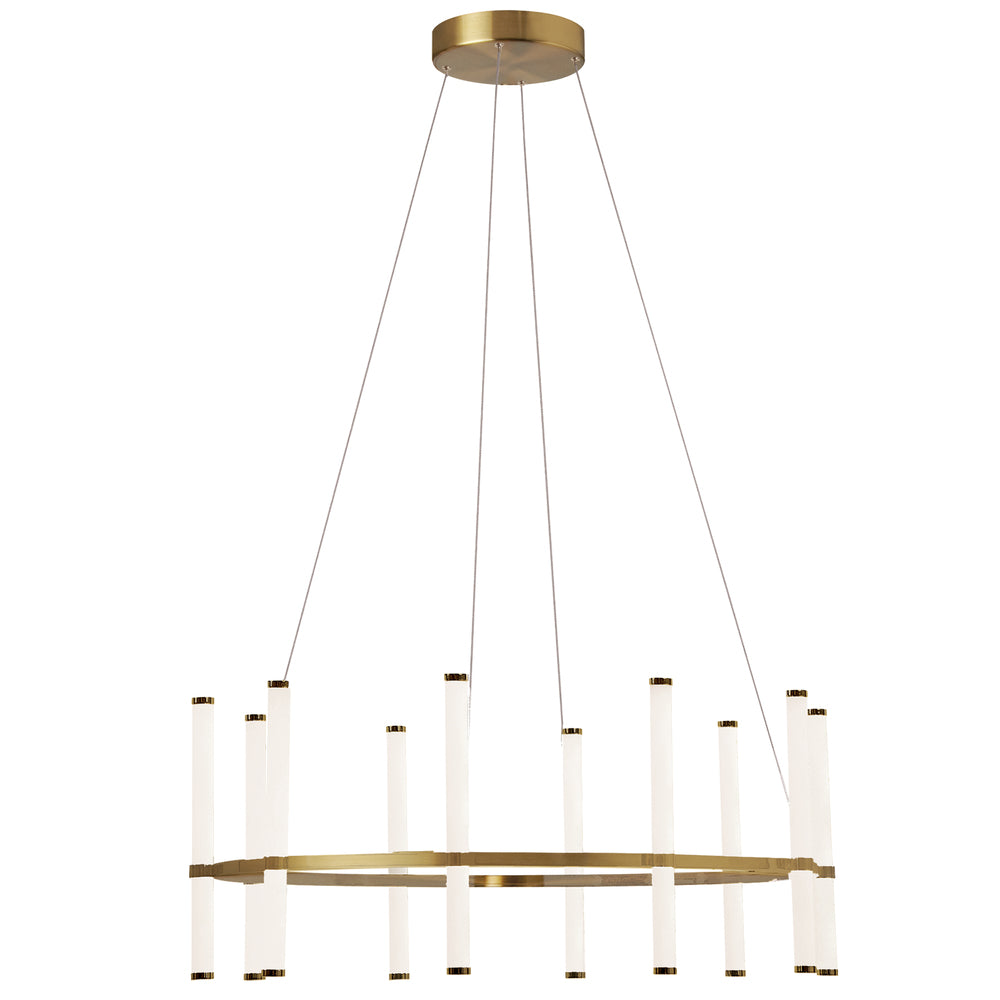 Dainolite CVT-3260C-AGB Chandelier Modern - Aged Brass